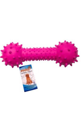 Fekrix Dumbbell Pink Dog Toy